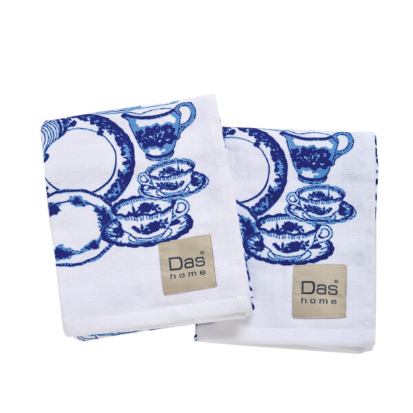 DAS HOME ΣΕΤ ΠΟΤΗΡΟΠΑΝΑ 2ΤΜΧ 40Χ60 0738 BLUE, WHITE shopinhome shopinhome