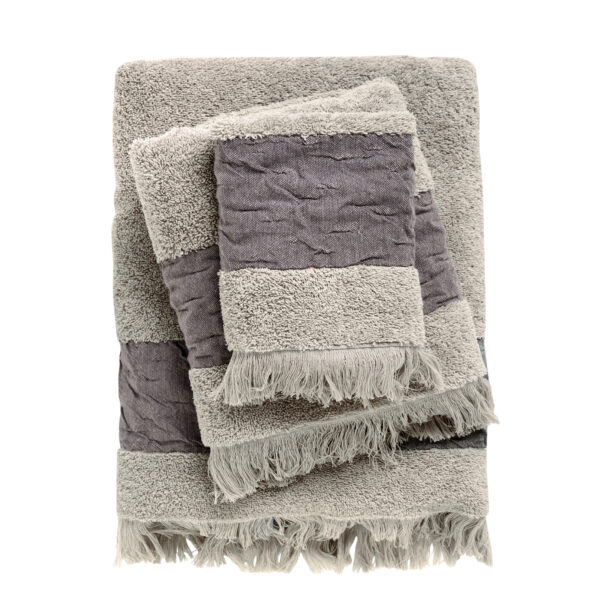 DAS HOME ΣΕΤ ΠΕΤΣΕΤΕΣ 3ΤΕΜΑΧΙΑ DAILY 0745 TAUPE shopinhome shopinhome