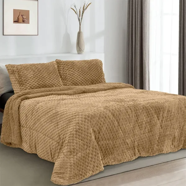 LINO ΚΟΥΒΕΡΤΟΠΑΠΛΩΜΑ VALAR BEIGE 220X240 shopinhome shopinhome