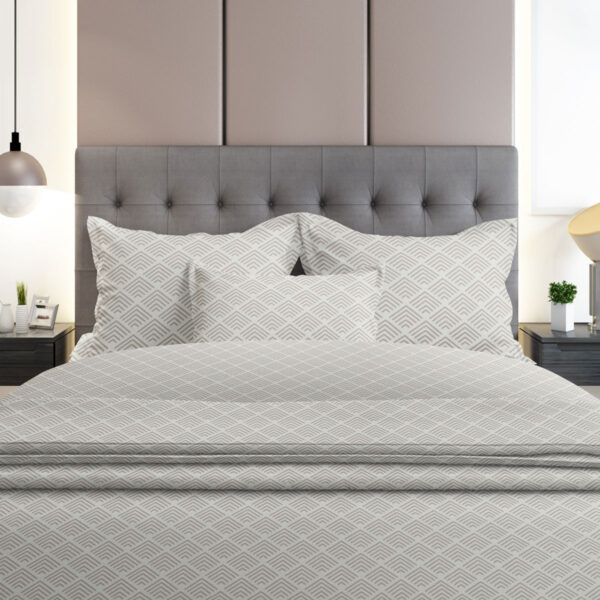 Σετ Σεντόνια Flannel 2048 Grey Μονό (160×260) shopinhome shopinhome