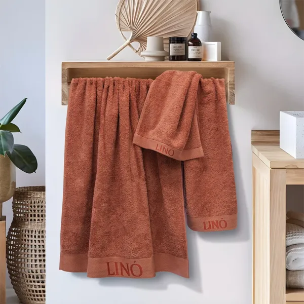 LINO ΠΕΤΣΕΤΑ BRANDY TERRACOTTA 80X150 shopinhome shopinhome