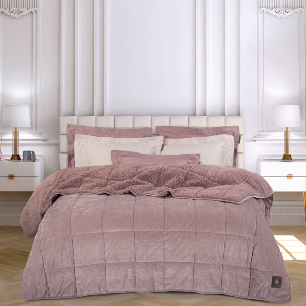 GREENWICH POLO CLUB ΚΟΥΒΕΡΤΟΠΑΠΛΩΜΑ ΥΠΕΡΔΙΠΛΟ SHERPA 3479 NUDE shopinhome shopinhome