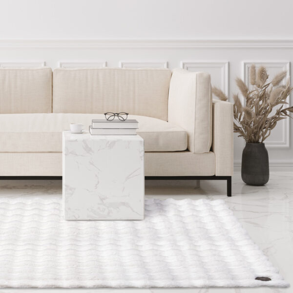 GREENWICH POLO CLUB ΧΑΛΙ 150X200 FAUX FUR 3111 WHITE shopinhome shopinhome