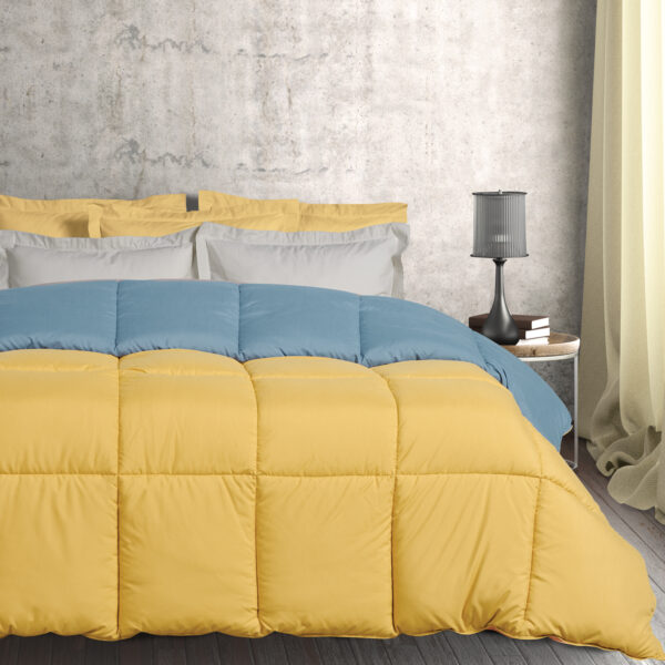 DAS HOME ΠΑΠΛΩΜΑ ΥΠΕΡΔΙΠΛΟ HAPPY 9644 BLUE, OCHRE shopinhome shopinhome