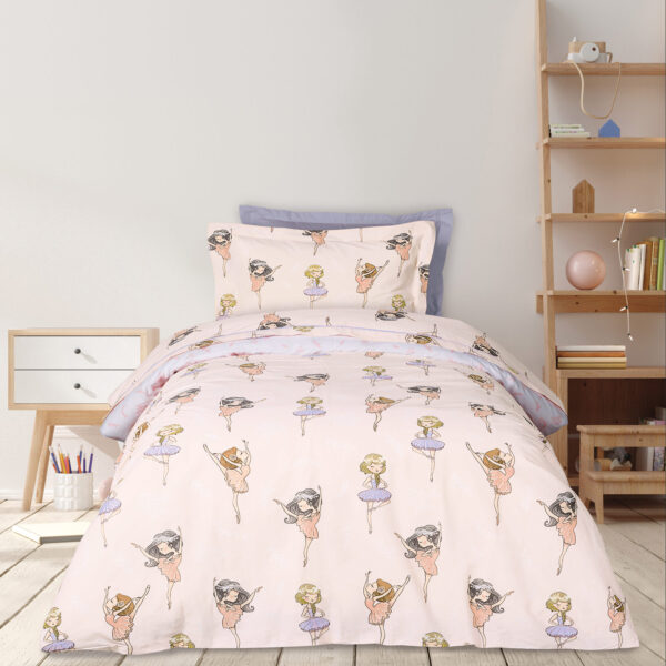 DAS KIDS ΣΕΤ ΠΑΠΛΩΜΑΤΟΘΗΚΗ ΜΟΝΗ 4913 LILAC, PINK shopinhome shopinhome