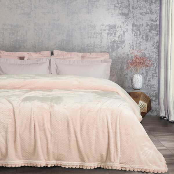 DAS HOME ΚΟΥΒΕΡΤΑ FLEECE 220Χ240 1185 PINK shopinhome shopinhome