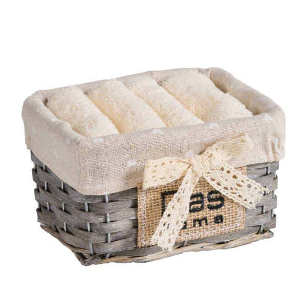 DAS HOME ΣΕΤ ΠΕΤΣΕΤΕΣ 4ΤΕΜΑΧΙΩΝ SOFT 4000 ECRU shopinhome shopinhome