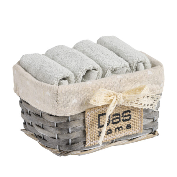 DAS HOME ΣΕΤ ΠΕΤΣΕΤΕΣ 4ΤΕΜΑΧΙΩΝ SOFT 4002 LIGHT GREEN shopinhome shopinhome