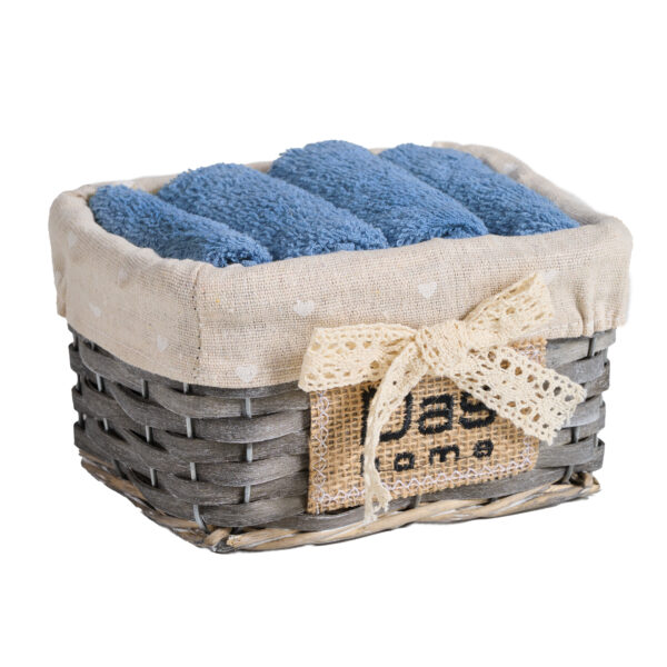 DAS HOME ΣΕΤ ΠΕΤΣΕΤΕΣ 4ΤΕΜΑΧΙΩΝ SOFT 4004 BLUE shopinhome shopinhome