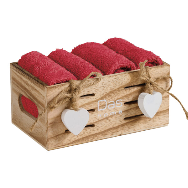 DAS HOME ΣΕΤ ΠΕΤΣΕΤΕΣ 4ΤΕΜΑΧΙΩΝ SOFT 4009 RED shopinhome shopinhome