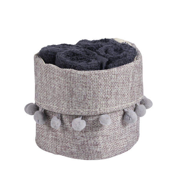 DAS HOME ΣΕΤ ΠΕΤΣΕΤΕΣ 4ΤΕΜΑΧΙΩΝ SOFT 4011 BLACK shopinhome shopinhome