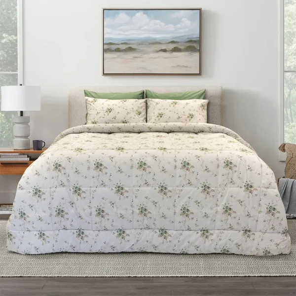 LINO ΠΑΠΛΩΜΑ ROSALIE GREEN 160X240 shopinhome shopinhome