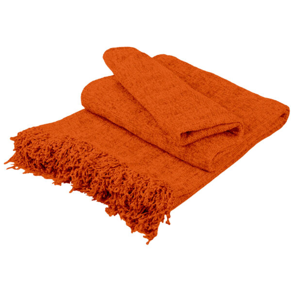Ριχτάρι Σενίλ Light Orange Μονοθέσιο shopinhome shopinhome