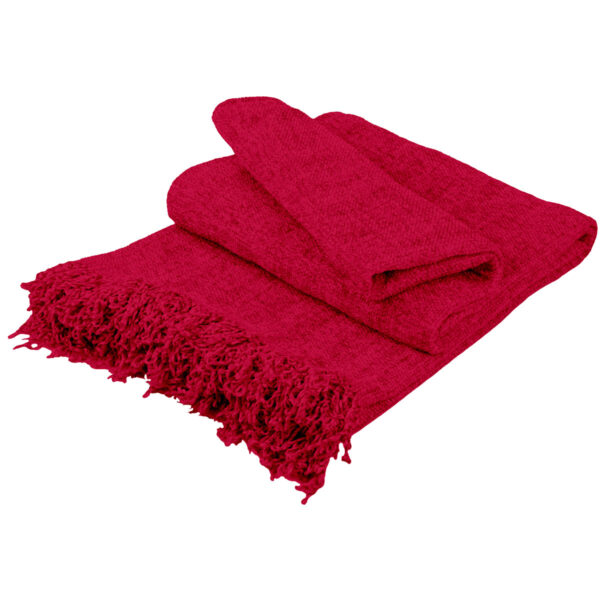 Ριχτάρι Σενίλ Fuchsia Τριθέσιο shopinhome shopinhome