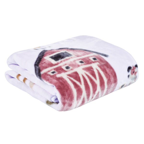 DAS BABY ΚΟΥΒΕΡΤΑ VELOUR 110X140 RELAX 4916 TAUPE, WHITE shopinhome shopinhome