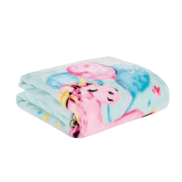 DAS BABY ΚΟΥΒΕΡΤΑ VELOUR 110X140 RELAX 4919 MINT, PINK shopinhome shopinhome