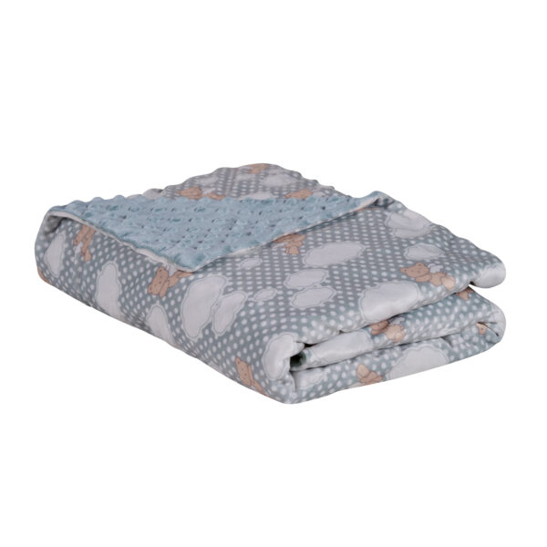 DAS BABY ΚΟΥΒΕΡΤΑ FLEECE 75X100 RELAX 4903 BLUE shopinhome shopinhome