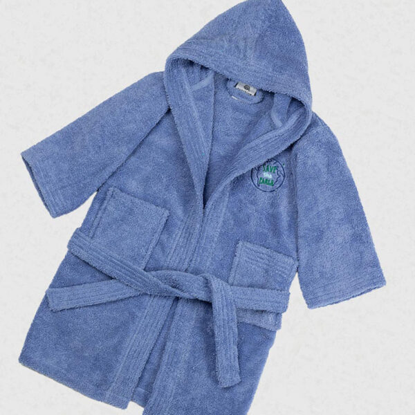 Μπουρνούζι Παιδικό Eco Blue Ηλικία 12-14 shopinhome shopinhome