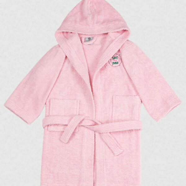 Μπουρνούζι Παιδικό Eco Pink Ηλικία 4-6 shopinhome shopinhome