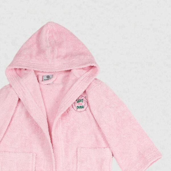 Μπουρνούζι Παιδικό Eco Pink Ηλικία 6-8 shopinhome shopinhome