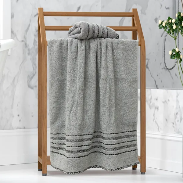 LINO ΠΕΤΣΕΤΑ LUX GREY 70X140 shopinhome shopinhome