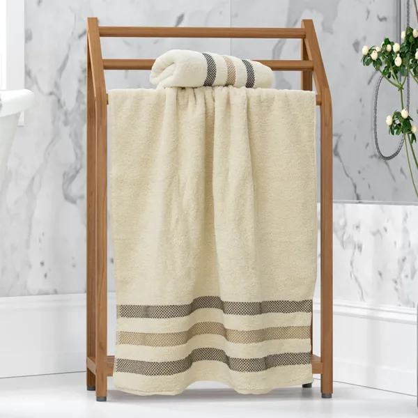 LINO ΠΕΤΣΕΤΑ BAHO ECRU 70X140 shopinhome shopinhome