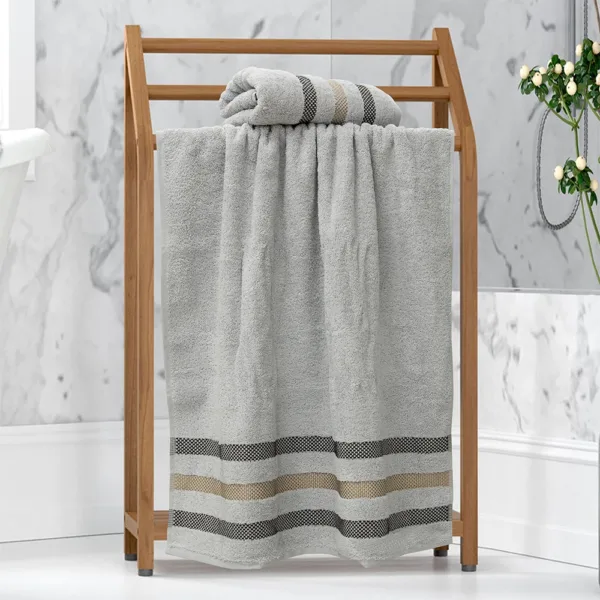 LINO ΠΕΤΣΕΤΑ BAHO GREY 70X140 shopinhome shopinhome