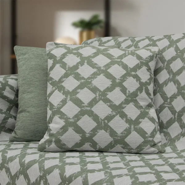 LINO ΜΑΞΙΛΑΡΟΘΗΚΗ MILTO GREEN 45X45 shopinhome shopinhome