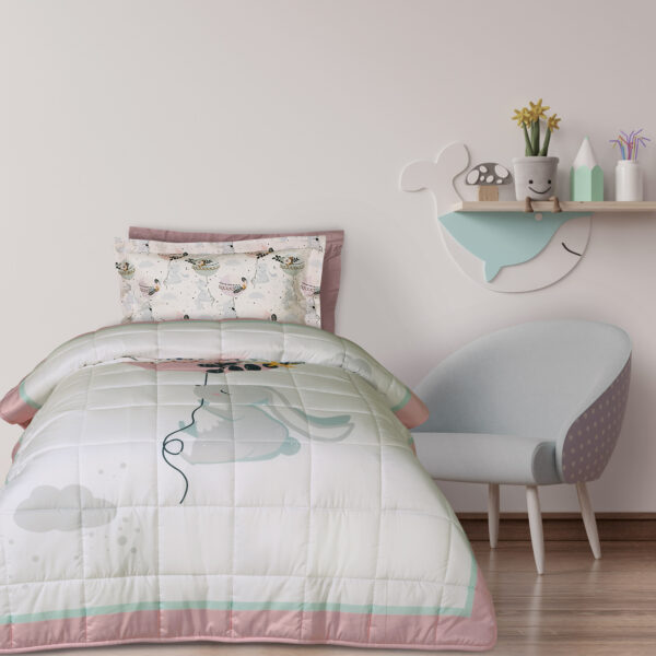 DAS KIDS ΠΑΠΛΩΜΑ ΜΟΝΟ 4915 LIGHT BLUE, MINT, PINK shopinhome shopinhome