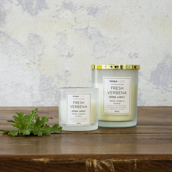 Nima Home Αρωματικό Κερί 160gr – Fresh Verbena Deco shopinhome