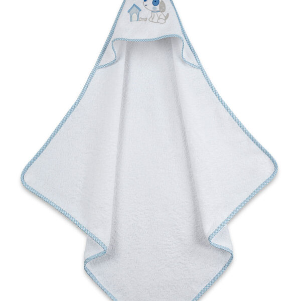 Κάπα κεντητή Dog 07 Blue 75×75 shopinhome shopinhome