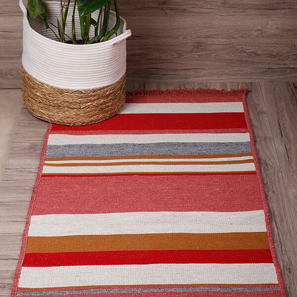 Πατάκι υφαντό Peny Red 70×120 shopinhome shopinhome