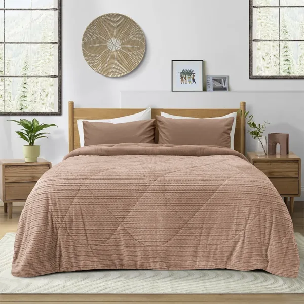 LINO ΚΟΥΒΕΡΤΟΠΑΠΛΩΜΑ STACY SALMON 220X240 shopinhome shopinhome