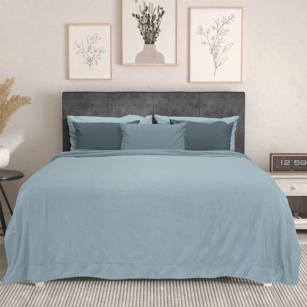 LINO ΚΟΥΒΕΡΤΑ HARE PETROL 150X200 shopinhome shopinhome