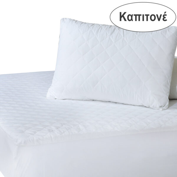 DAS HOME 1088 ΕΠΙΣΤΡΩΜΑ 180Χ200+35 ΚΑΠΙΤΟΝΕ WHITE shopinhome shopinhome