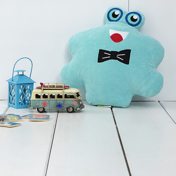 Nima Bebe Διακοσμητικό Μαξιλαράκι – Monster Τιρκουάζ shopinhome shopinhome