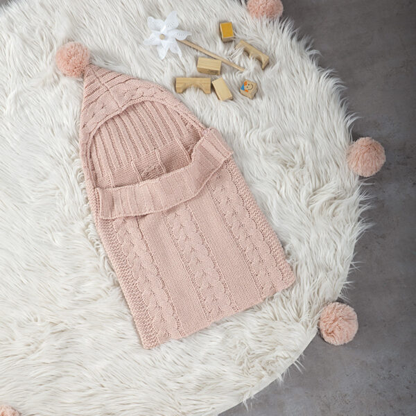 Nima Bebe Υπνόσακος 38×75 – Huggly Salmon Σωμόν shopinhome shopinhome