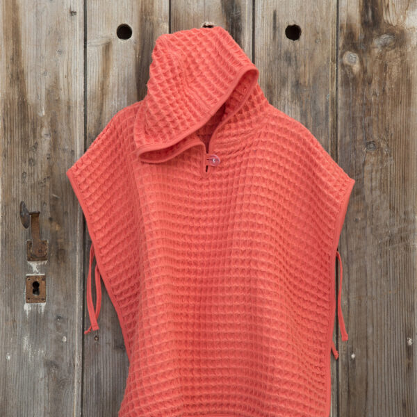 Nima Bebe Πόντσο No 2/4 Spicy – Coral Κοραλί shopinhome shopinhome