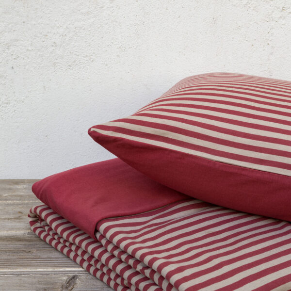 Nima Home Σετ Παπλωματοθήκη Μονή – Suave Terracotta Κεραμιδί   (1 x 160×240   52×72) shopinhome shopinhome