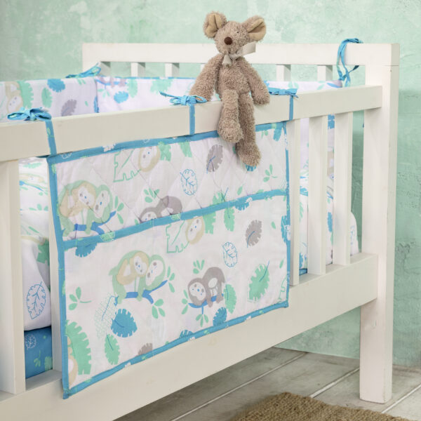 Nima Bebe Βρεφική θήκη οργάνωσης 60×30 – Cuddly Μπλε, Πράσινο shopinhome shopinhome