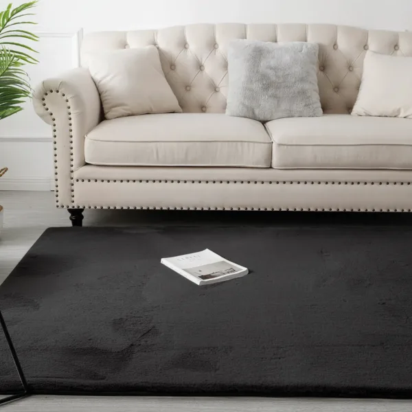LINO ΧΑΛΙ DOUX BLACK 133X190 Lino shopinhome