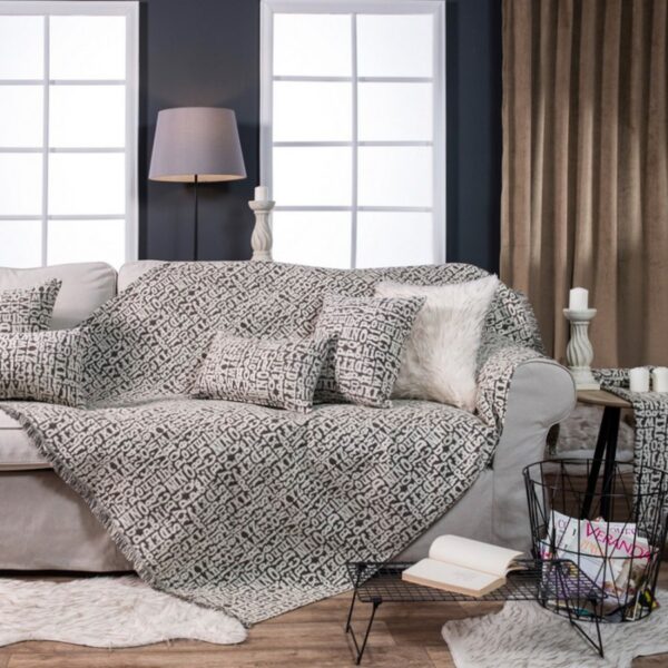 Διακοσμιτικό Ριχτάρι Letters 03 – Μονοθέσιο 180x150cm shopinhome shopinhome