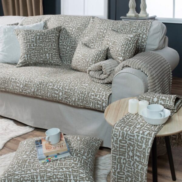 Διακοσμιτικό Ριχτάρι Letters 02 – Μονοθέσιο 180x150cm shopinhome shopinhome