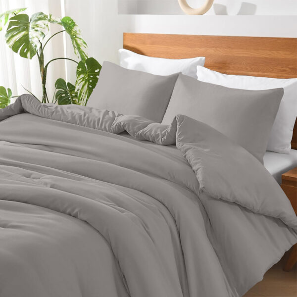 LINO ΣΕΝΤΟΝΙ BASICO GREY 160X200+30 shopinhome shopinhome