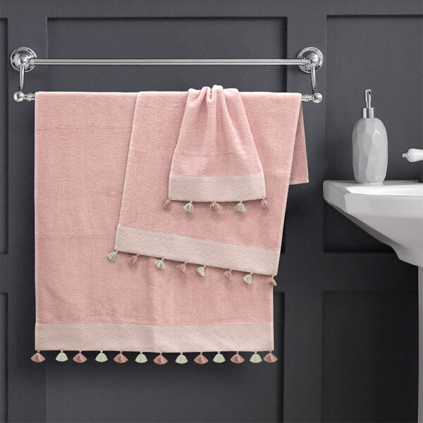 LINO ΣΕΤ ΠΕΤΣΕΤΕΣ TULLE PINK 3ΤΜΧ shopinhome shopinhome