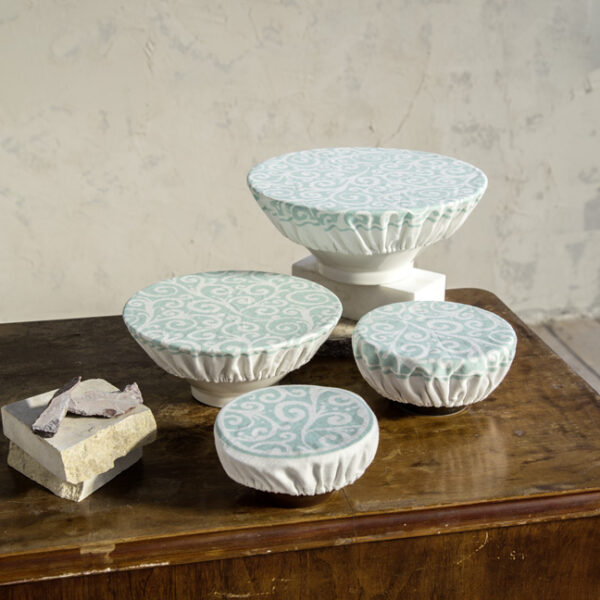 Nima Home Κάλυμμα υφασμάτινο για Μπωλ Δ.33-36 – Lotus Μέντα, Πράσινο shopinhome shopinhome