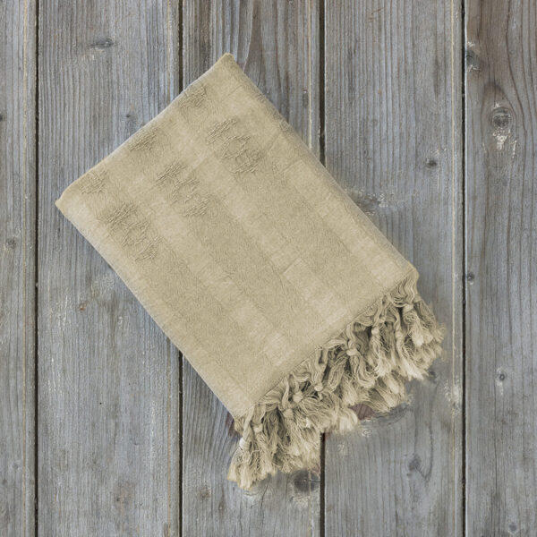 Nima Home Πετσέτα/Παρεό 95×150 – Argos Sand Beige Μπεζ shopinhome shopinhome