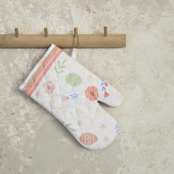 Nima Home Γάντι Κουζίνας – Easter Fest Λευκό, Ροζ shopinhome shopinhome