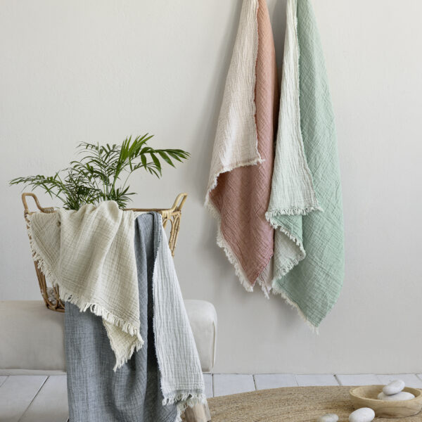 Nima Home Πετσέτα/Παρεό 90×170 – Sunshine Pink Ροζ shopinhome shopinhome