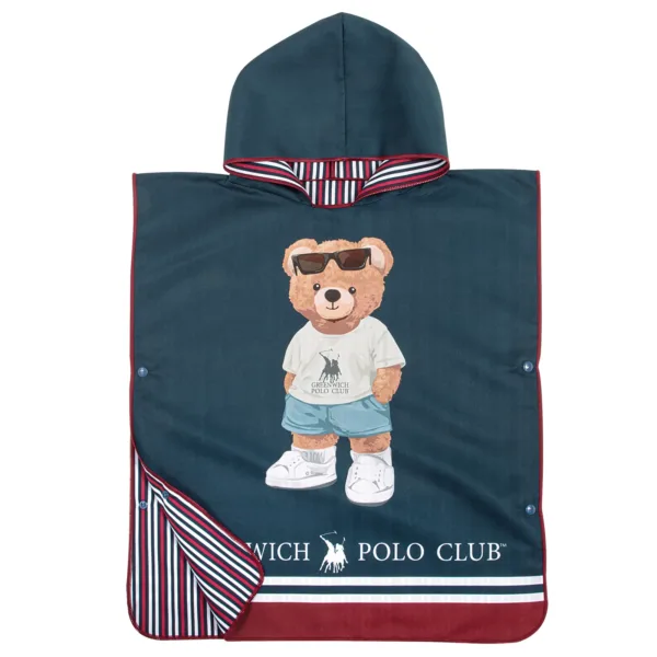 GREENWICH POLO CLUB JUNIOR ΠΟΝΤΣΟ ΘΑΛΑΣΣΗΣ 50Χ115 4042 BLUE shopinhome shopinhome